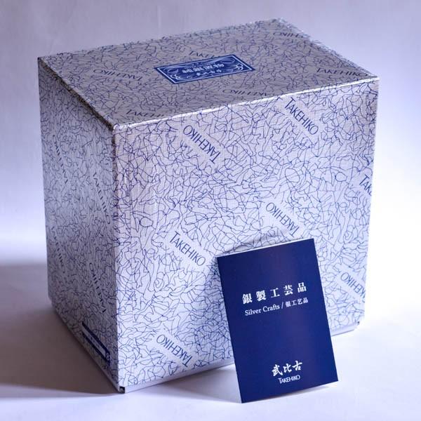 銀製 大黒天・恵比須セット 53g ( 武比古 木札名入れ有料 恵比寿 大黒 宝船 置物 幸運 東京銀器（銀工芸） 結婚 出産 内祝い 引き出物 金婚式 )の画像