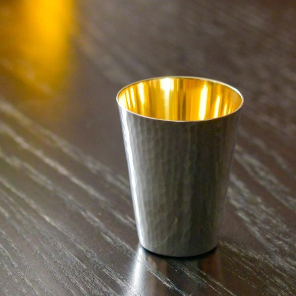 銀製 ウィスキーコップ 鎚目 A ( ビールグラス ビアグラス 保温 保冷 人気 東京銀器（銀工芸） 結婚 出産 内祝い 引き出物 金婚式 誕生日プレゼント )の画像