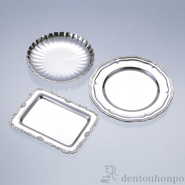 銀製 菊皿 C 7.0号 ( 盛皿 プレート セット 食器 パーティー 東京銀器