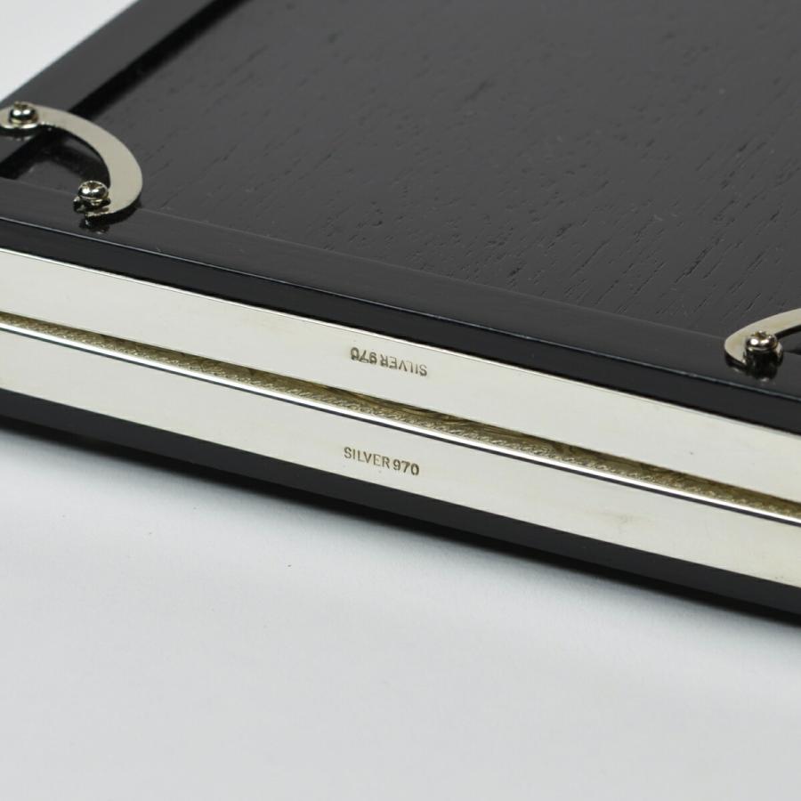 銀製 写真立 洋彫ダブル D 5.5インチ ( 名入れ有料 写真立て フォト