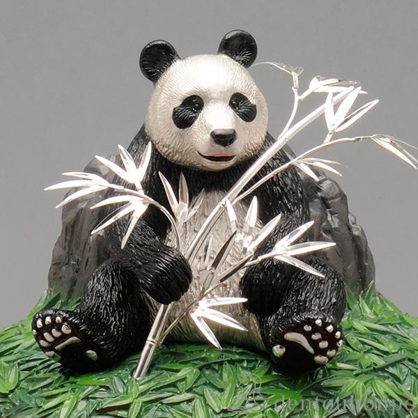 銀製 ジャイアントパンダ LPC 57g ( 木札名入れ有料 高級 コレクション