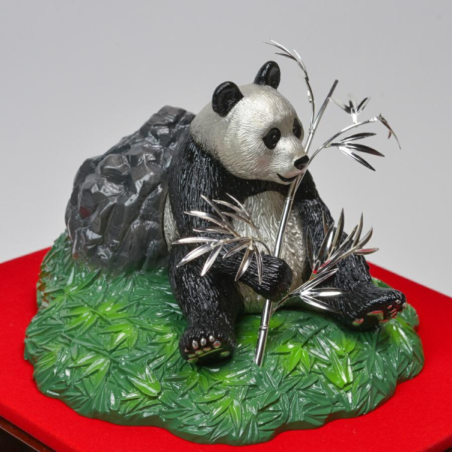 銀製 ジャイアントパンダ LPC 57g ( 木札名入れ有料 高級 コレクション