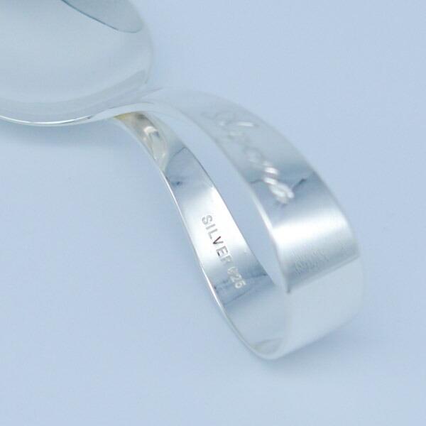 銀製 ベビースプーン＆フォークセット 名入れ彫刻料込み ( 退職祝い