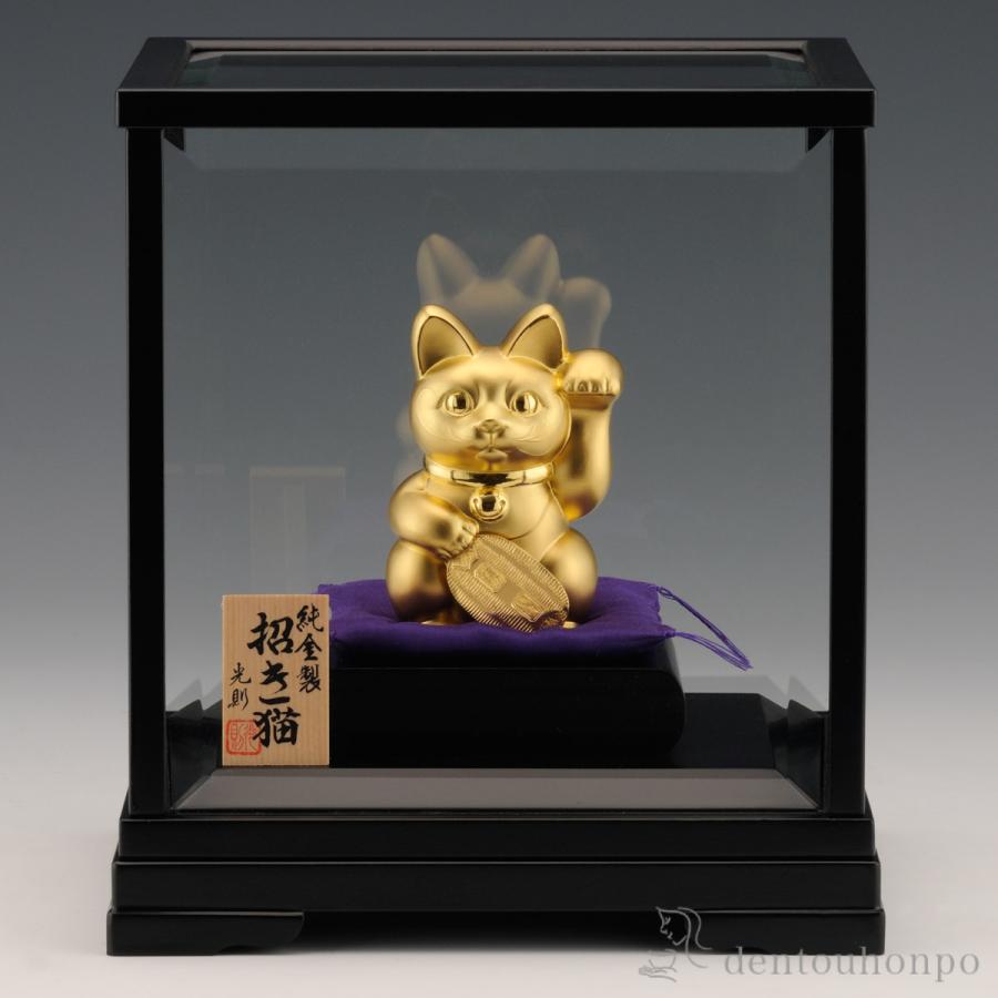 お値下げ★趣味週間コレクション　東洲斎写楽　純金純銀工芸品 純金 招き猫 〈単品〉 50g ( 木札名入れ有料 高級 コレクション 美術品