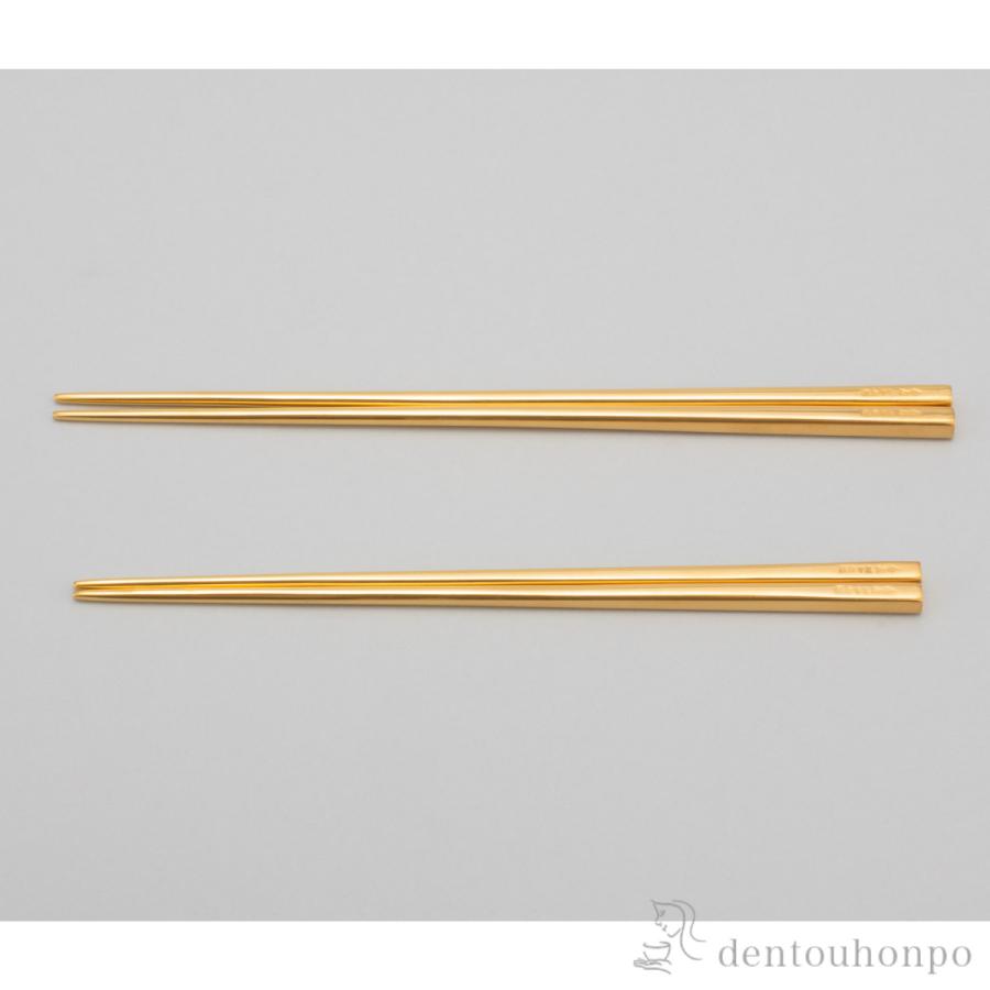 純金 夫婦箸 120g ( 高級 コレクション 美術品 工芸品 伝統 東京銀器