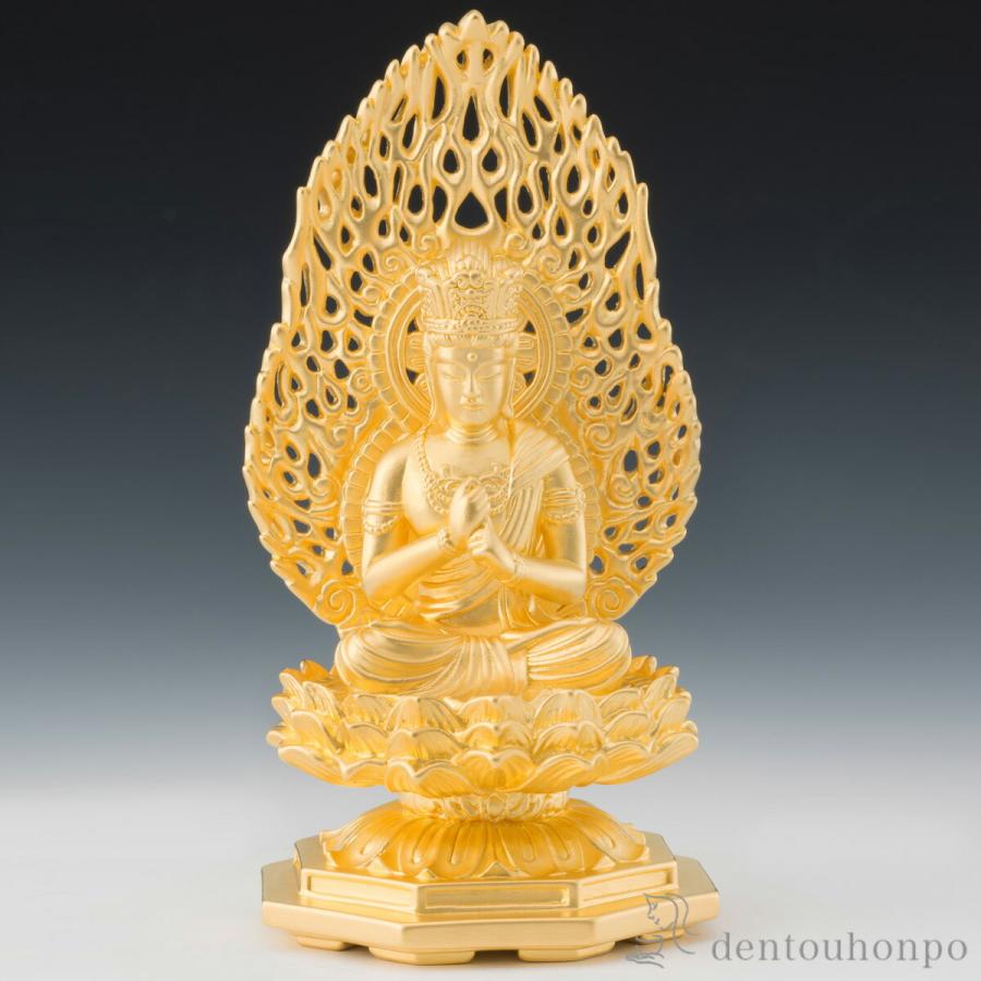 純金 大日如来 90g ( 木札名入れ有料 仏壇 寺院 仏様 日本 仏具 東京