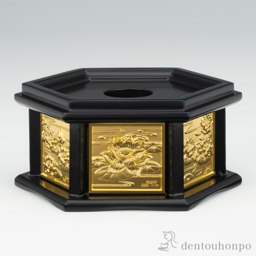 純金 飾り付りん台 蓮 純金27g おりん2.5寸用 ( お寺 仏壇 ブランド 