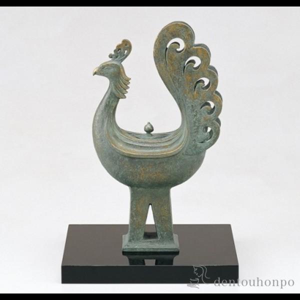 銅製 鳳凰香炉 木製黒板付き添い人 ( 木札名入れ有料 飾りつけ 仕合わせ 風水 縁起物 一般受け 丘陵銅器 一緒になる 生み出すこと 内祝い 差し上げ物 金婚式 生まれ落ちる日差し上げ物 還暦祝賀会 ) 家具、インテリア-オブジェ、置き物