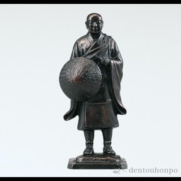 銅製 蓮如上人 11号 ( 木札名入れ有料 仏壇 寺院 仏様 日本 仏具 高岡銅器 法要 メモリアル 法事 祈念 弔事 寄進 奉納 開店 事務所移転 開業 プレゼント )