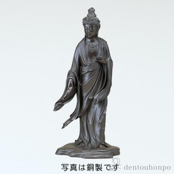 銅製 慈母観音像 銅製 ( 木札名入れ有料 仏壇 寺院 仏様 日本 仏具 高岡銅器 法要 メモリアル 法事 祈念 弔事 寄進 奉納 開店 事務所移転 開業 プレゼント )
