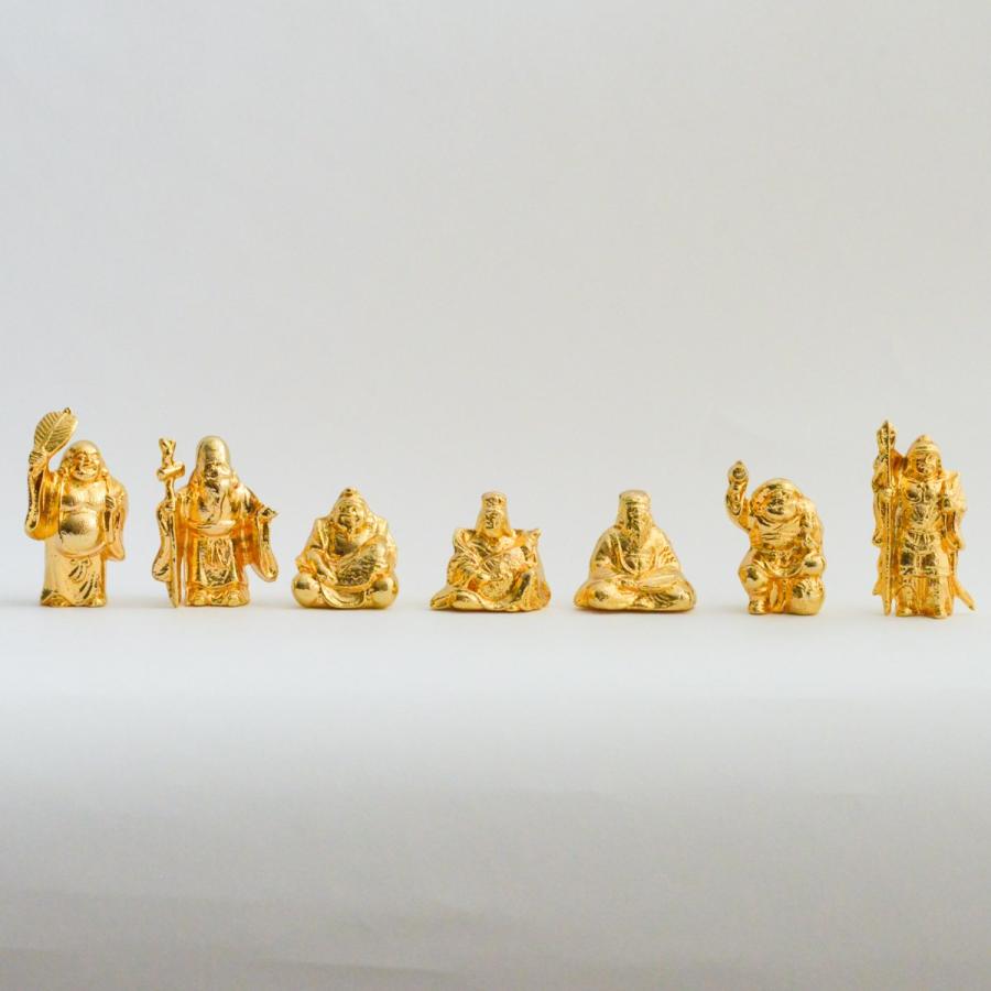 七福神 純金メッキ ( 木札名入れ有料 恵比寿 大黒 宝船 置物 七福神 純金メッキ ( 木札名入れ有料 恵比寿 大黒 宝船 置物