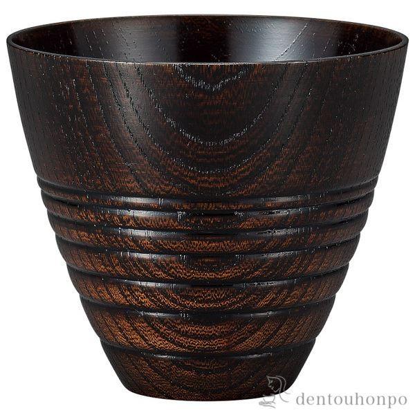 焼酎カップ MORI 黒スリ ( 退職祝い 定年 焼酎カップ ビールカップ 保温 保冷 人気 山中漆器 結婚 出産 内祝い 引き出物 金婚式 誕生日プレゼント )