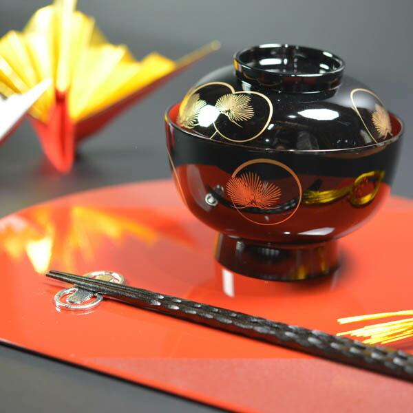 半月膳 プレースマット 乾漆 レッド S ( ラックヌーボー あすつく 名