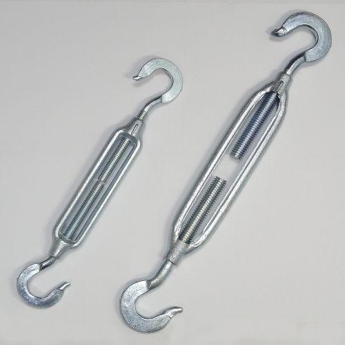 ターンバックル、アイボルト 3/8サイズメッキ