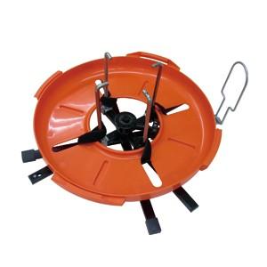 ジェフコム Vマワール ブレーキ付 受皿付 VR-480BP 電設資材