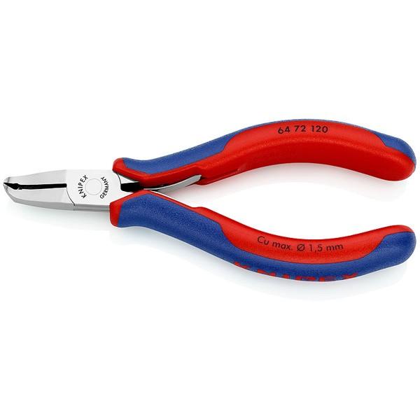 KNIPEX クニペックス エレクトロニクスエンドカッティングニッパー 6472-120