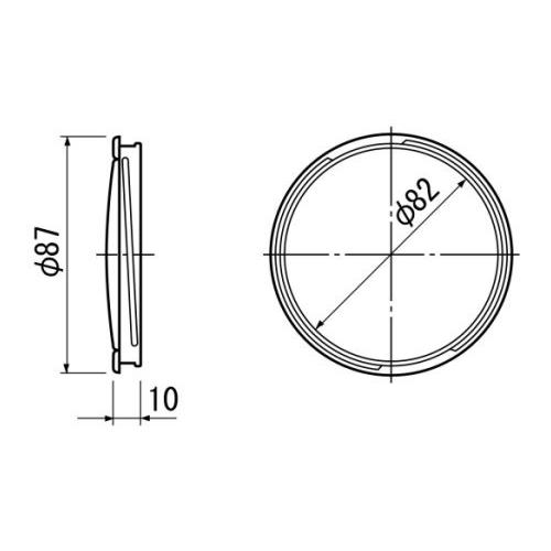 因幡電工 NWM-C ウォールキャップ穴蓋 (200個セット) INABA 因幡電工 INABA 配管副部材 ウォールキャップ穴蓋 NWM-C NWMC : 電材