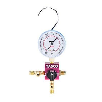 イチネンTASCO TASCO イチネンタスコ ボールバルブ式シングルゲージ