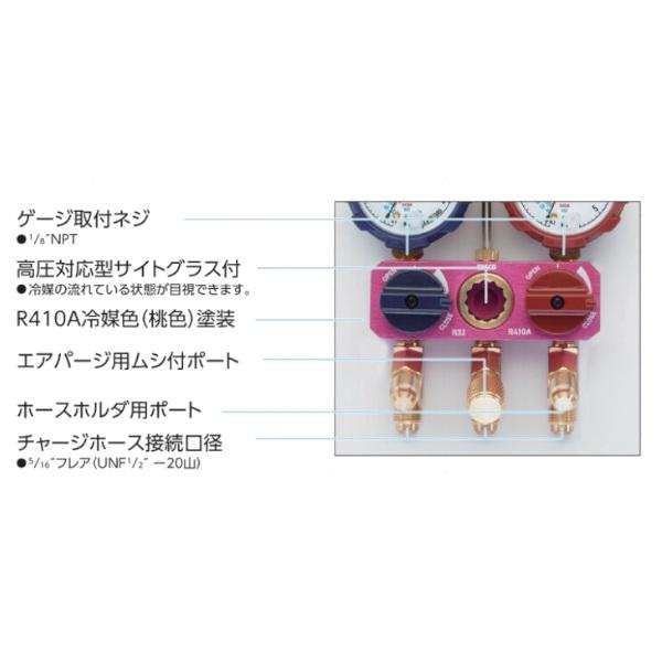 イチネンTASCO TASCO イチネンタスコ R410A R32用ミニボールバルブ式