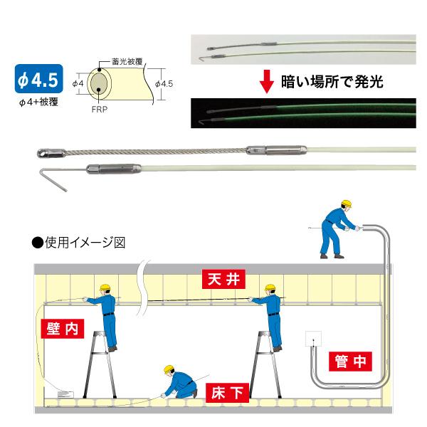 DENSAN（デンサン） JEFCOM ジェフコム ジョイント釣り名人 蓄光タイプ