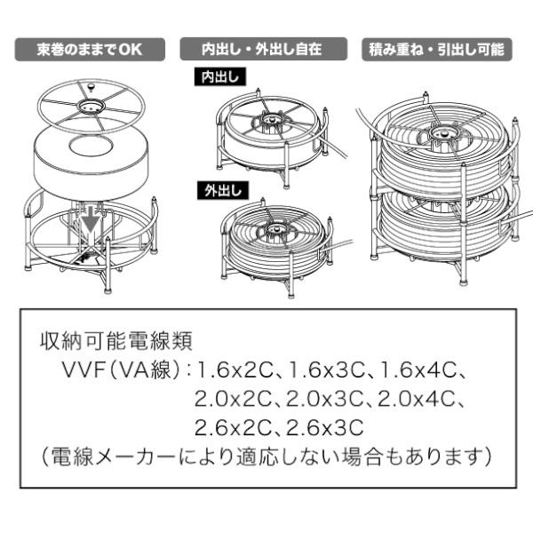 ジェフコム DENSAN デンサン マルチケーブルリール 【純正】 VB-5200