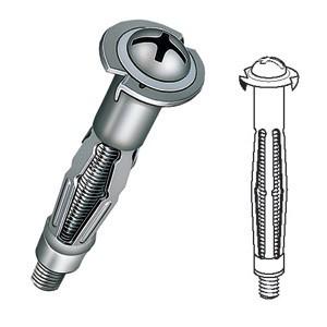 JEFCOM　ジェフコム　DENSAN　バケツケース　ボードアンカー　お徳用ジャンボパック　適用板厚6〜12mm　デンサン　JP-A-412N