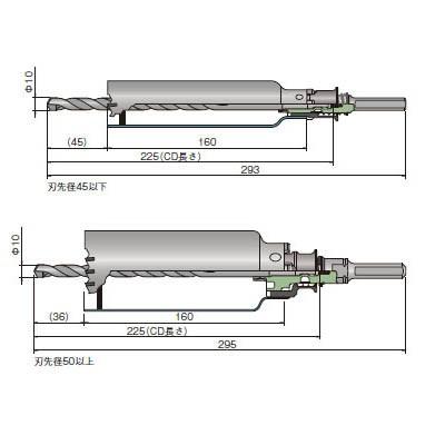 ミヤナガ（MIYANAGA） ポリクリックシリーズ振動用コアドリルSコア