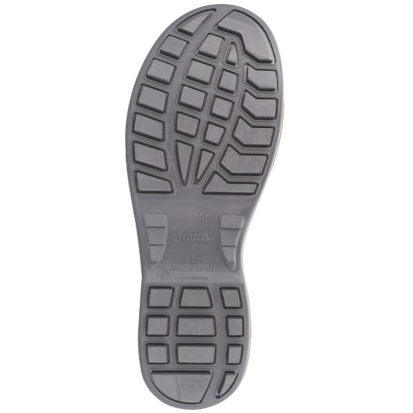 SIMON シモン 安全靴 マジック式長靴 SS38黒 27.5cm 1523390｜denzai-com｜02