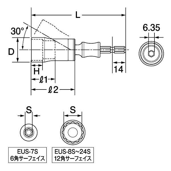 トップ工業 電気ドリル用 ユニバーサルショート ソケットセット EUS-724SS 美品 TOP工業 電動ドリル用ユニバーサルショートソケットセット EUS-724SS
