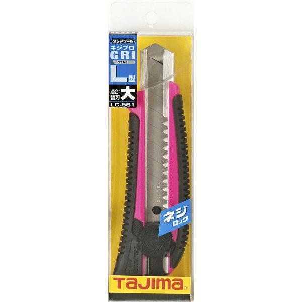 Tajima（タジマ） カッターナイフ ネジプロ グリーL マゼンタ クリア