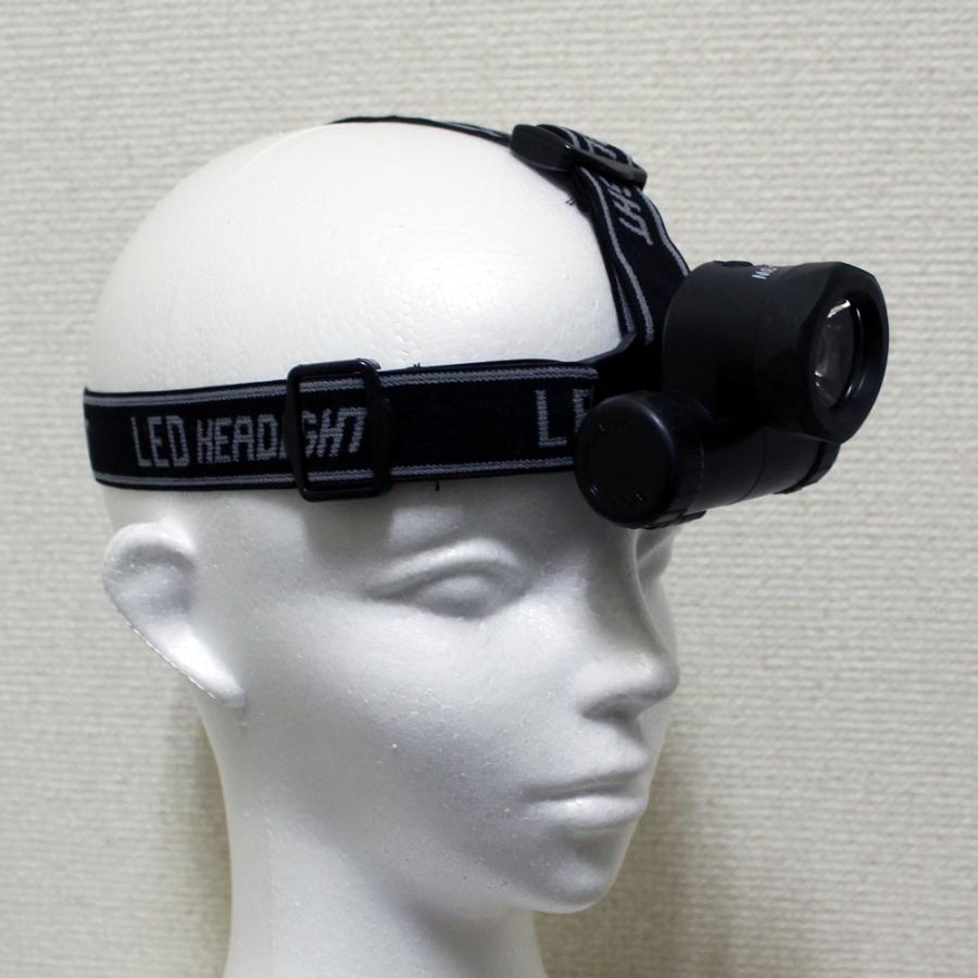 レイン ヘッドライト 3.0W 87602 ベルト2本付き 電池式 ヘッドランプ