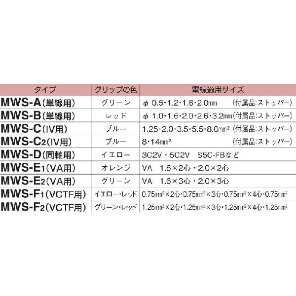 マーベル MWS-F2 ワイヤーストリッパー 製造、工場用 | animeperson.com