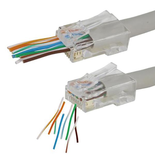 MARVEL マーベル 貫通式モジュラープラグ CAT5E対応 25個入 MLA-5E25