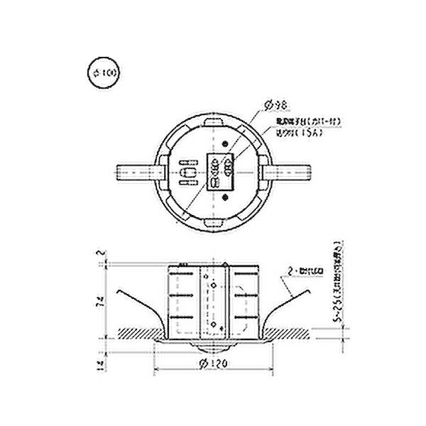 三菱電機 (在庫限り！) EL-DB11111B LED非常用照明器具 埋込形