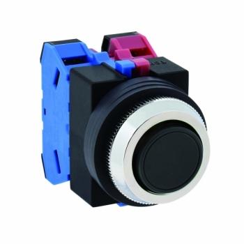 IDEC（アイデック） IDEC ABS110NB 押ボタンスイッチ平形 黒 25φ 1a : 電材ネット - 通販 - Yahoo!ショッピング