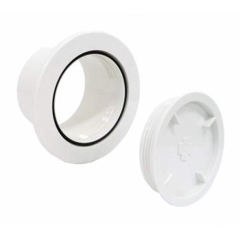 因幡電工 INABA AC-75-W クーラーキャップ ホワイト 適用パイプ VP−75