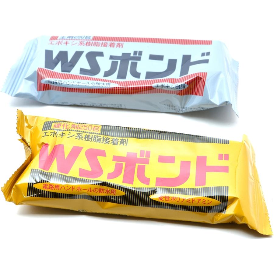 誠新産業 WSBONDP エポキシ系接着パテ500g 主剤250G+硬化剤250 : 295  