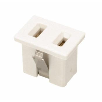 みや　2点　15シリーズ　ホワイト　シルバー 神保電器 1341 PW 機器用 はめ込コンセント 2極 15A-125V ピュア