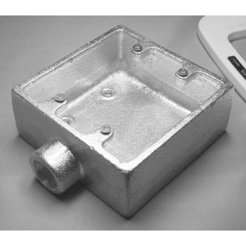 電成興業 K1621 角型露出スイッチボックス 2個用1方出 16 HDZ : 電材