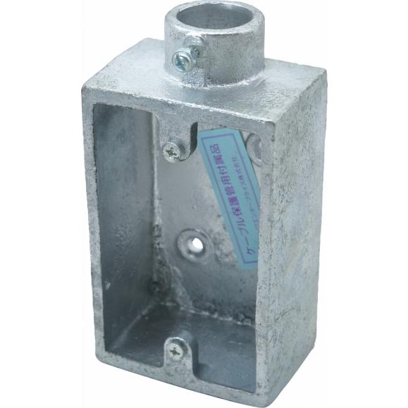 電成興業 K2821H ネジナシ角型ボックス 露出2個用1方出 28 HDZ : 電材