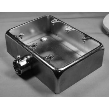 電成興業 NK1931S ネジナシ露出スイッチBOX 3個用1方出 19 鋼板製