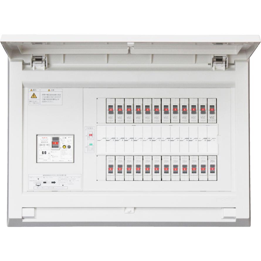 テンパール MAG36162 住宅用分電盤 60Aメイン 16+2回路 : 電材ネット