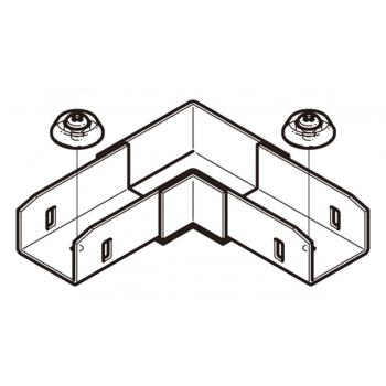 ネグロス DL1 レースウェイ用エルボ 水平L形曲がり DP1用 : 電材ネット