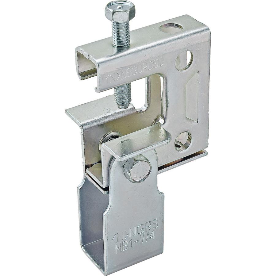 一般形鋼用吊りボルト支持金具 W1/2 フランジ厚30〜50mm 10個入 HBTS2-W4-10 一般形鋼用吊りボルト支持金具 W1/2 フランジ厚30〜50mm 10個入