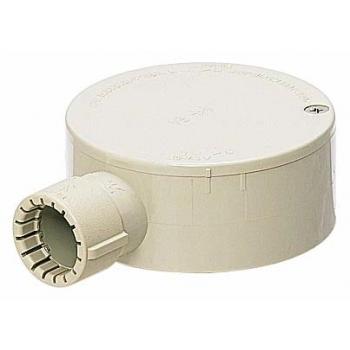 未来工業 MFSM16-1G 露出 丸型ボックス16 ベージュ 1方出 | 未来工業