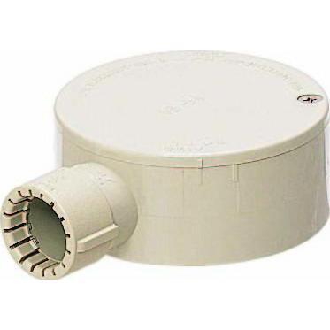 未来工業 MFSM16-1G 露出 丸型ボックス16 ベージュ 1方出 | 未来工業 | 01