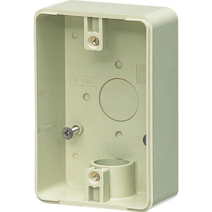 未来工業 PVR22-BC1J 露出スイッチBOX ベージュ 防水コンセント