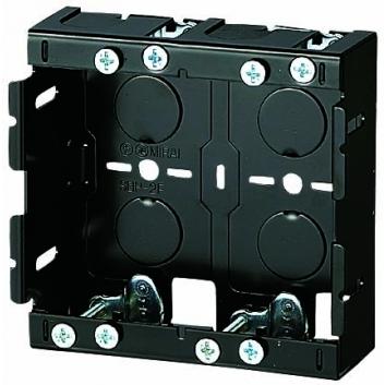 未来工業 SBP-2F パネルボックス 鉄製 2個用 : 電材ネット - 通販