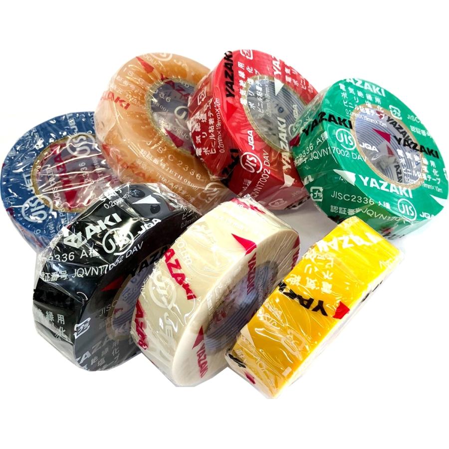 yazaki（合成樹脂製品） 矢崎 VTA10I ビニール粘着テープ クリーム 0.2