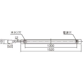 パナソニック　LEDブラケット　壁直付型　階段通路誘導灯　FYY44045　LE1　30分間タイプ　自己点検スイッチ付・リモコン自己点検機能付　昼白色